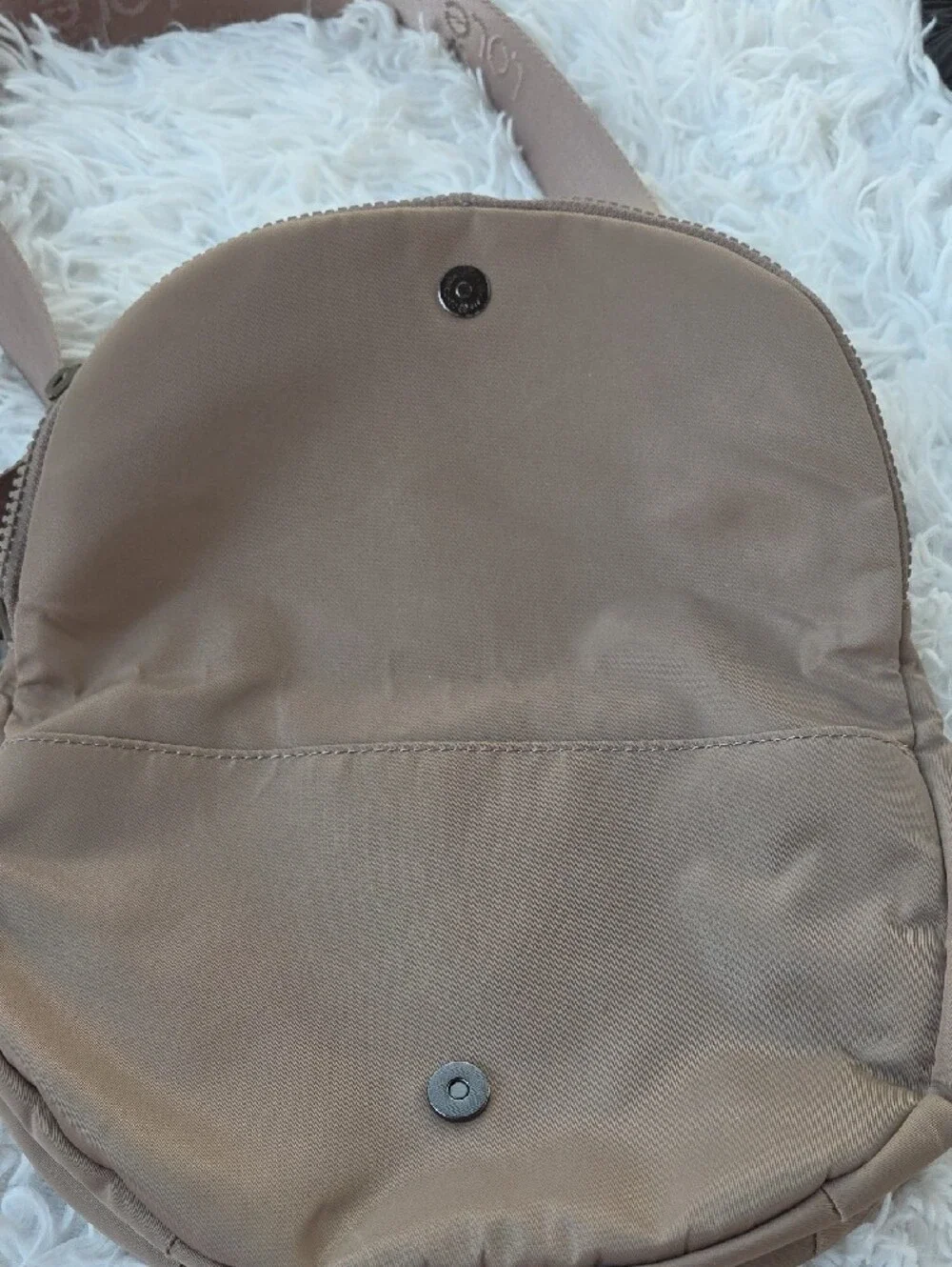 Lole Taupe/Brown Convertible Crossbody Messenger Bag  NWOTS